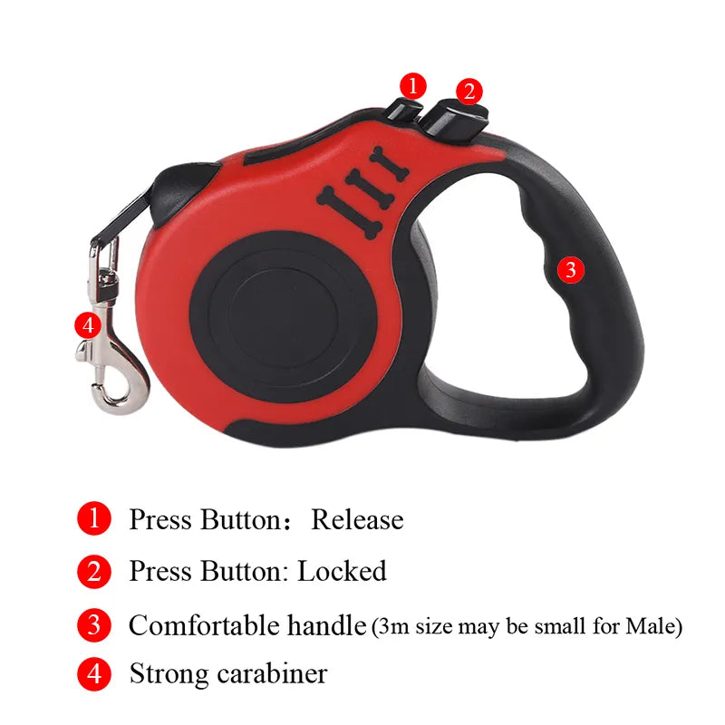 Automatic Retractable Dog Leash for Small Dogs, Cats and puppies