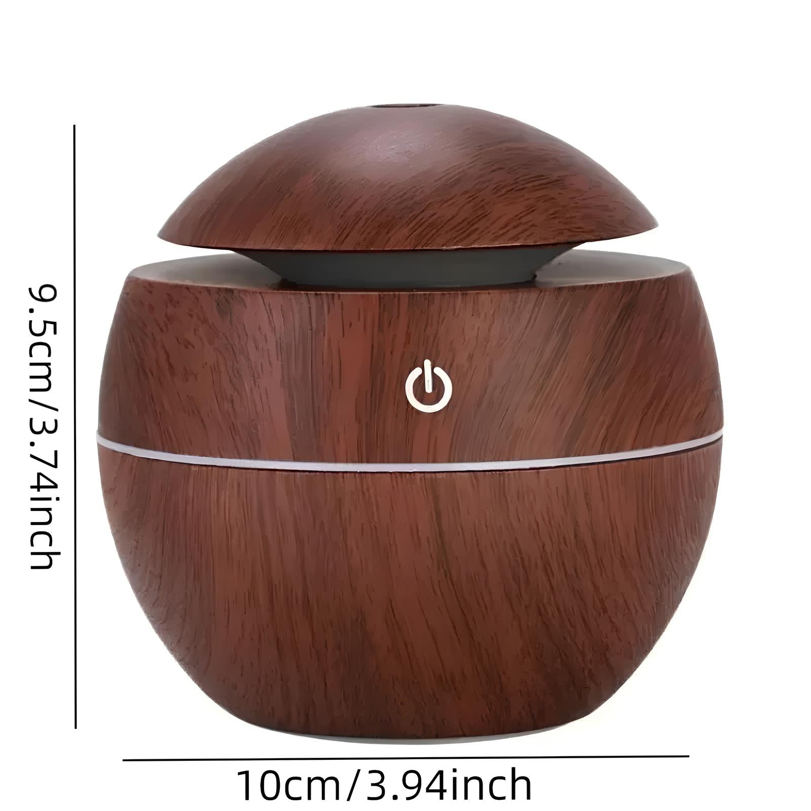 Portable Aroma Diffuser And Humidifier 130ML with 7 Color LED Light