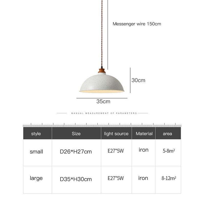 Minimal White Design LED Suspension Light