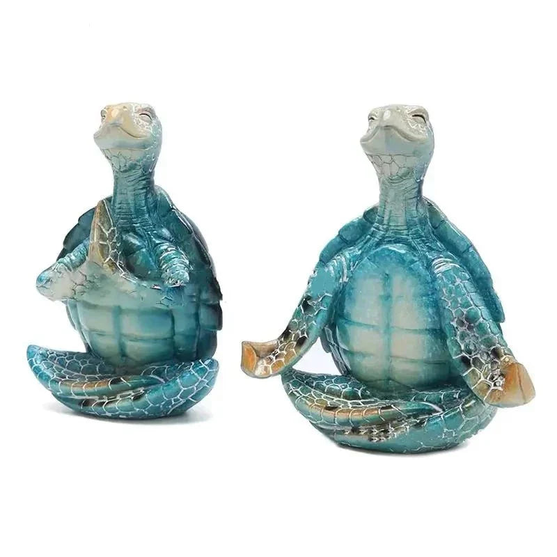 Figuritas de Tortuga Marina Vrimlo® Yoga