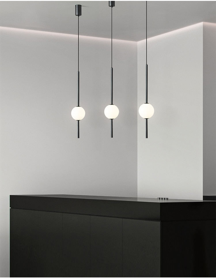 Moole Doon - Nordic Simple Glass Ball Pendant Lights