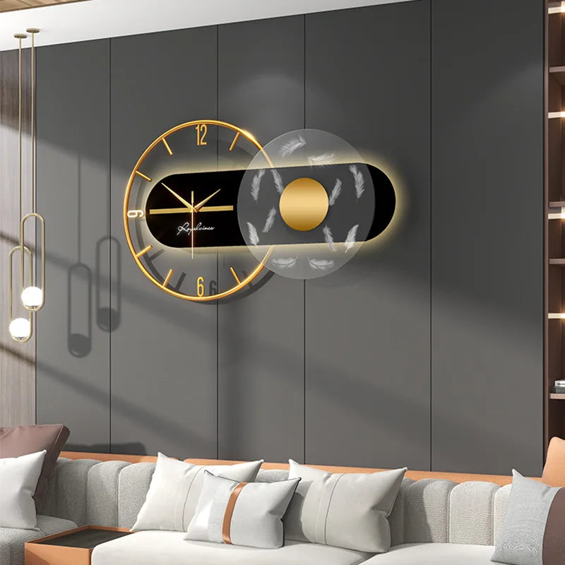 Modern Metal Wall Clock