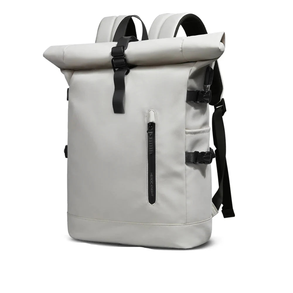 Sac à dos de voyage extensible – Sac étanche pour ordinateur portable de grande capacité avec port USB pour la randonnée, le cyclisme et une utilisation quotidienne