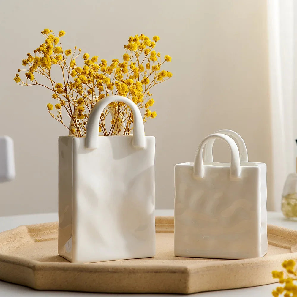 Einfacher dekorativer Handtaschen-Vase