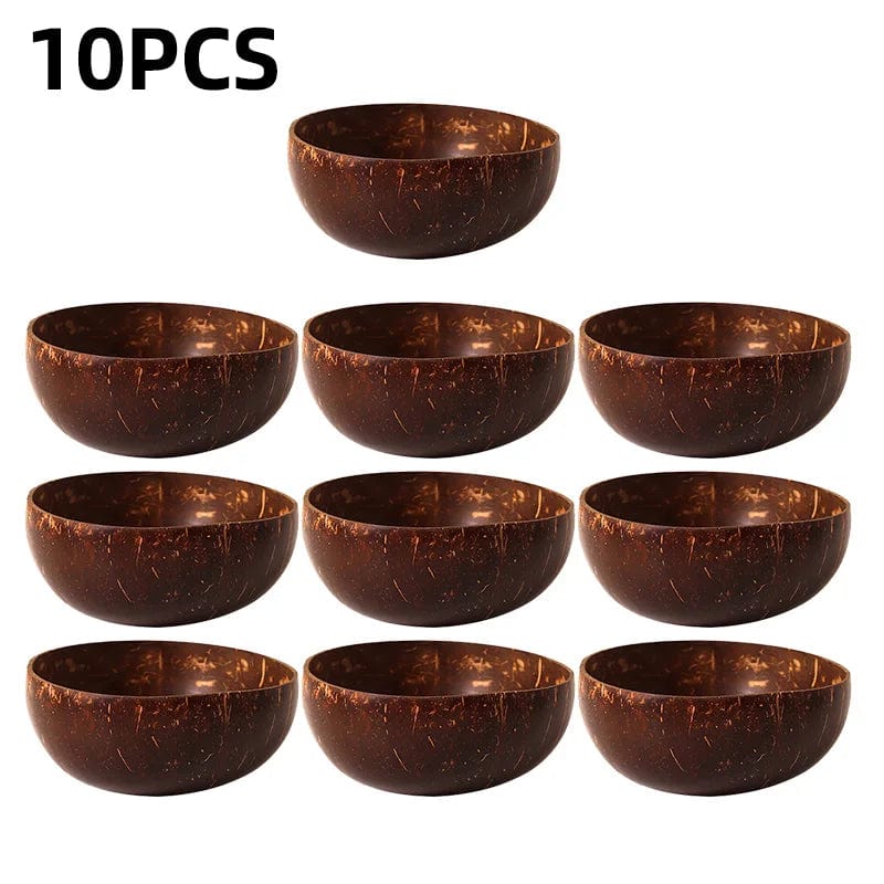 Natural Coconut Bowl Dinnerware Set