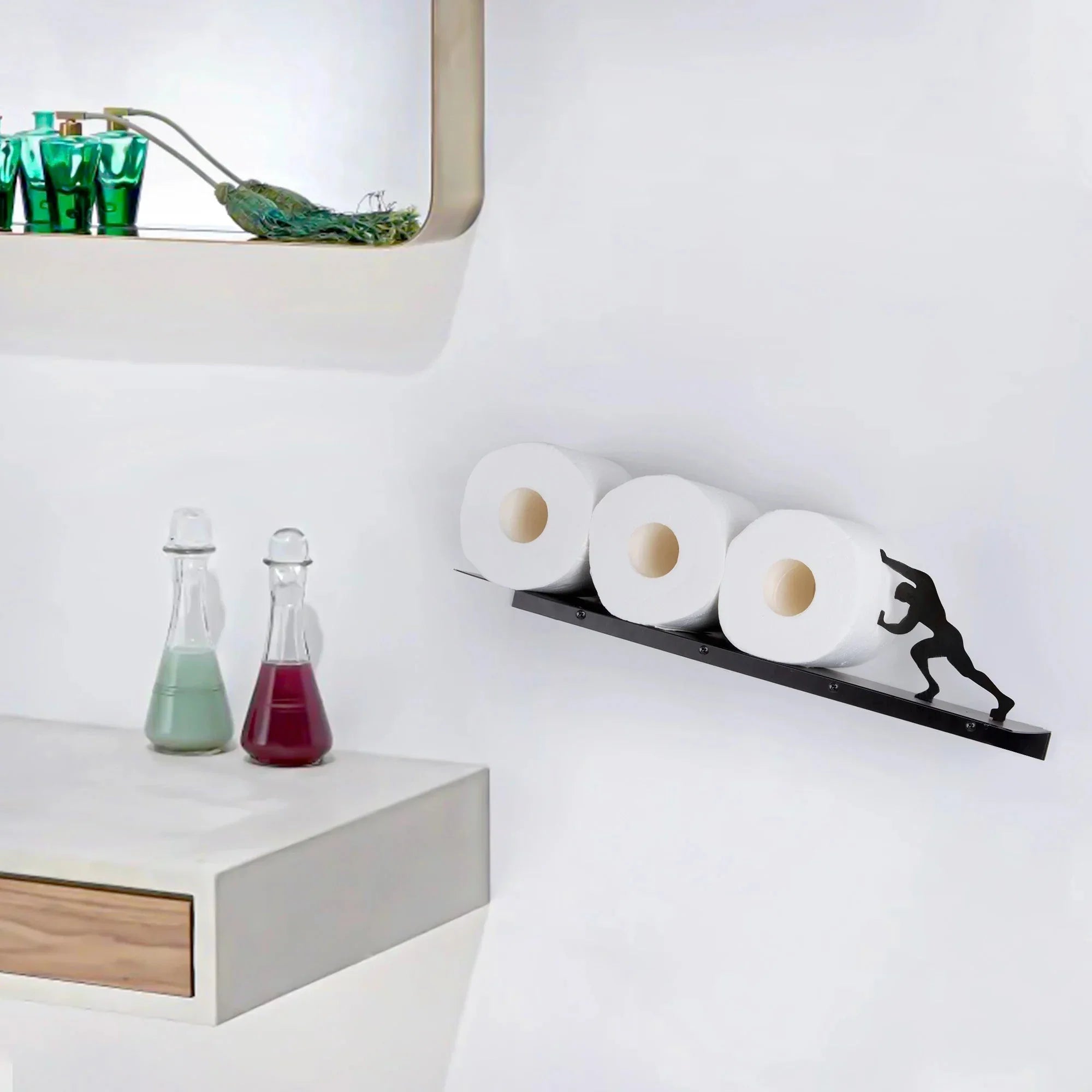 Sisyphus Bathroom Shelf for toilet paper