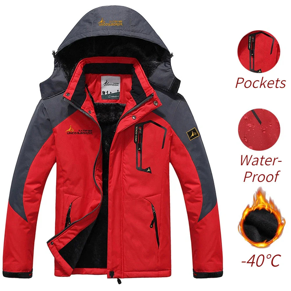 Ultimate Winter Parka for Men – Super warm Jacket - Premium Waterproof & Windproof & Insulated Hooded Anorak