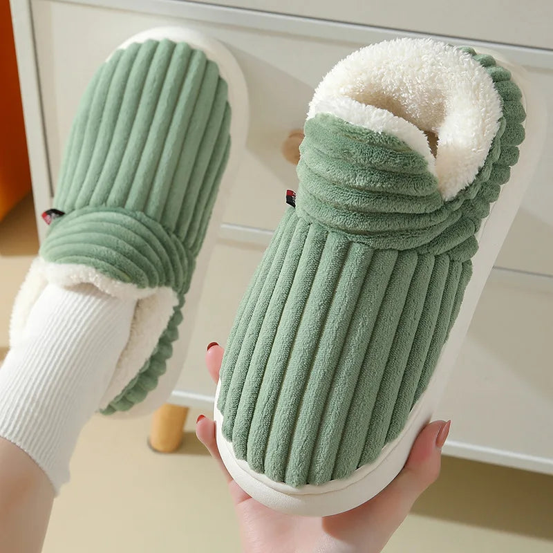 Chaussons en fourrure moelleuse et douillette™