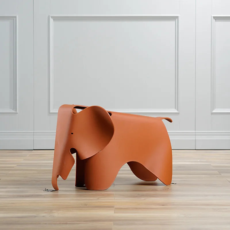 Modern Origami Elephant Stool Ottoman Decor