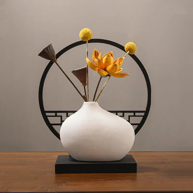 Simpel Elegant Hvid Vase