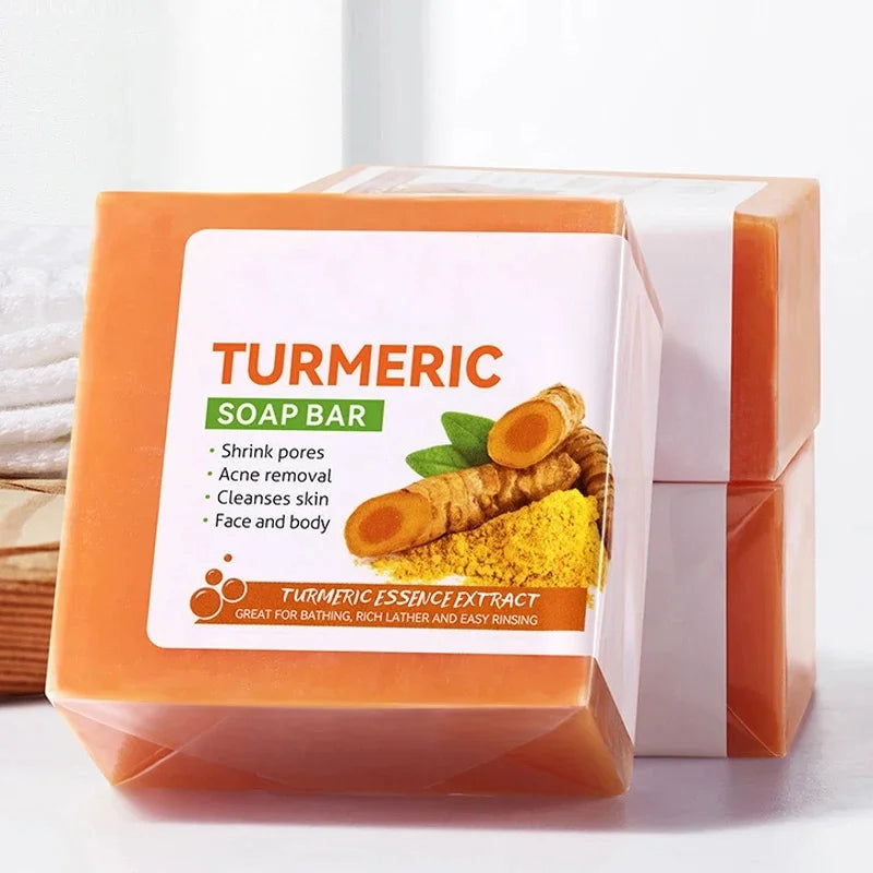 Zara Turmeric Glow Soap – Natuurlijke verheldering voor donkere vlekken en een stralende huid