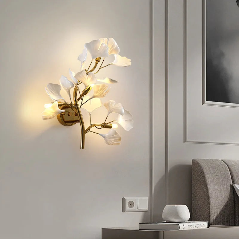 Jasmine Leaf Wall Lamp