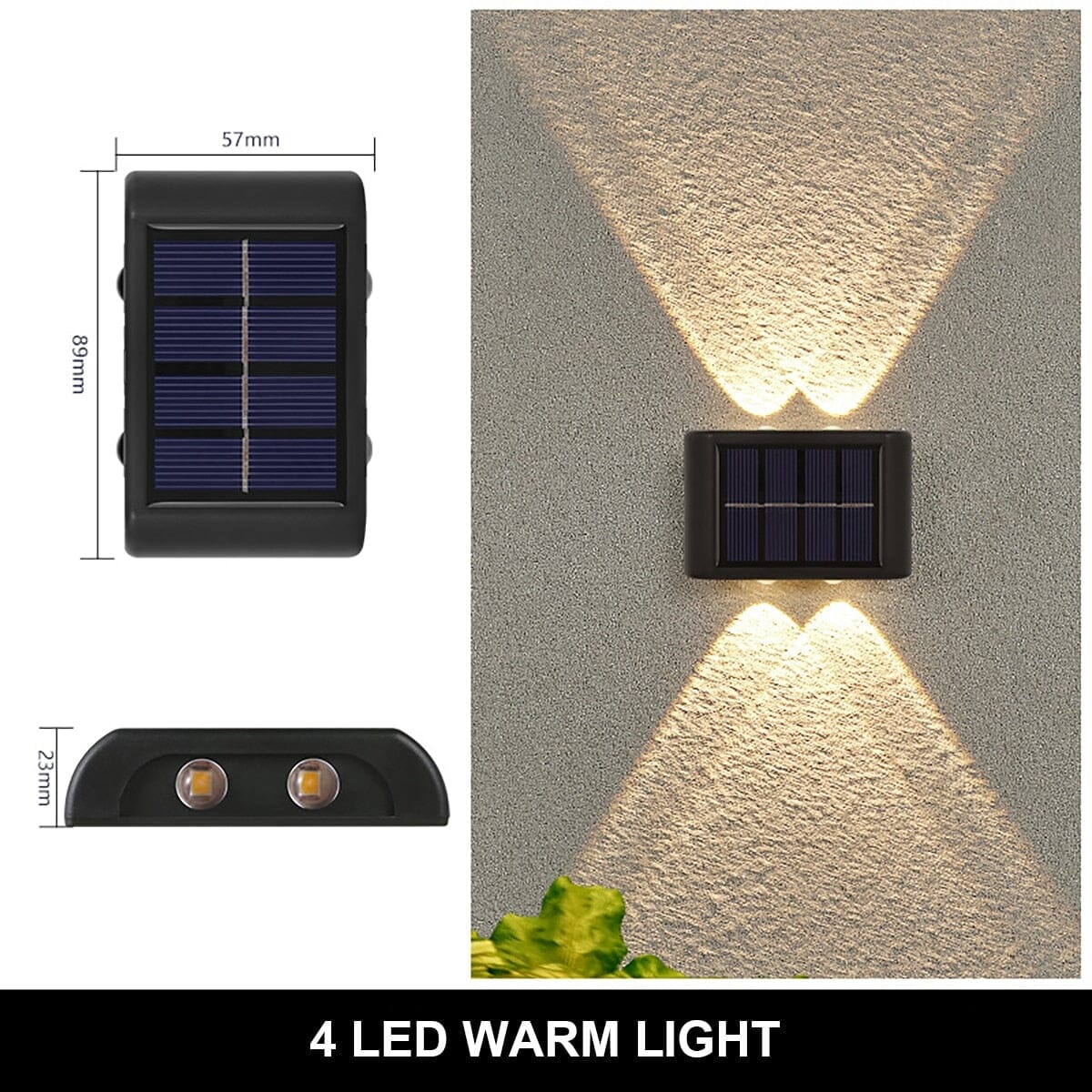 Saki Solar Wall Lamp