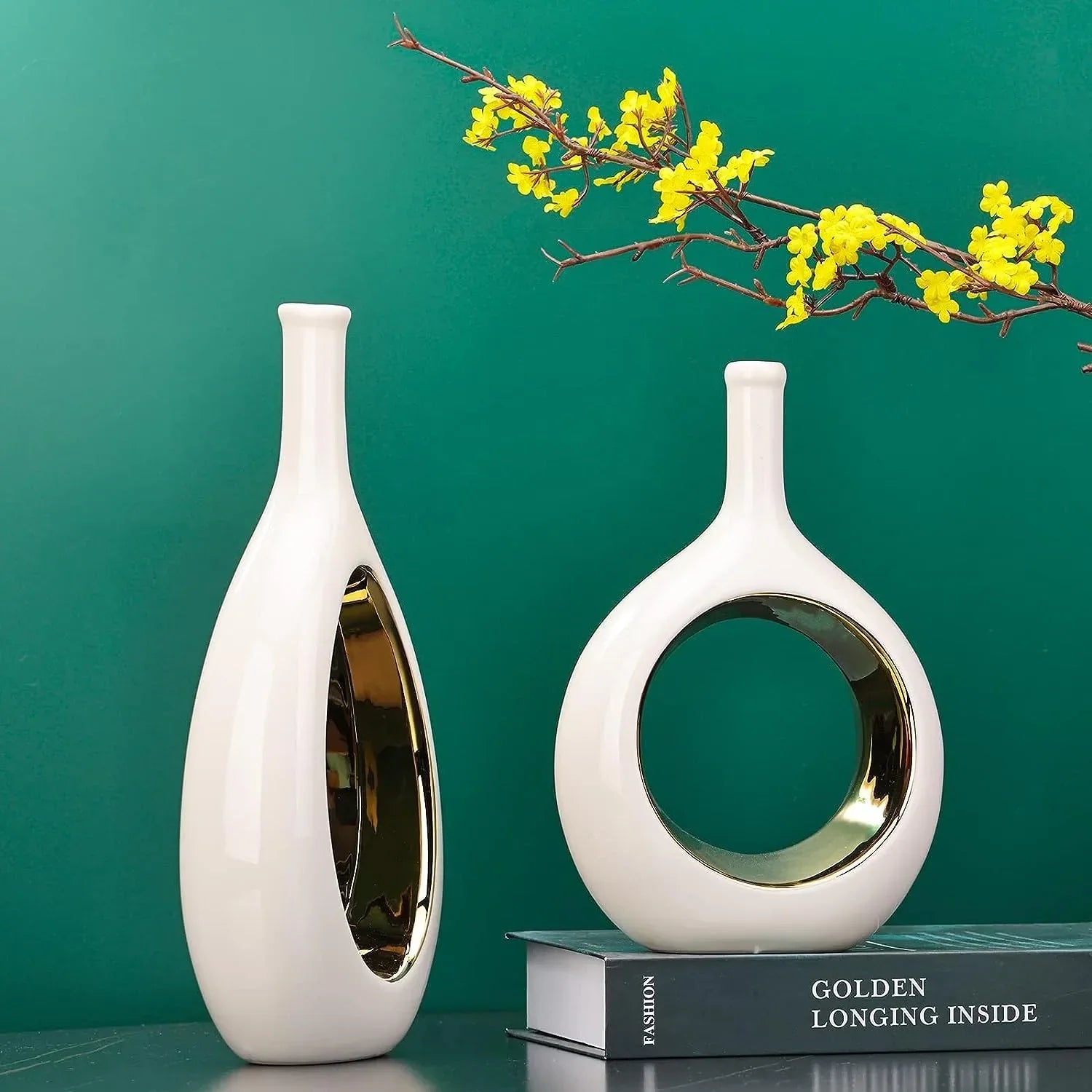 Modern Hollow Ellipse Vase