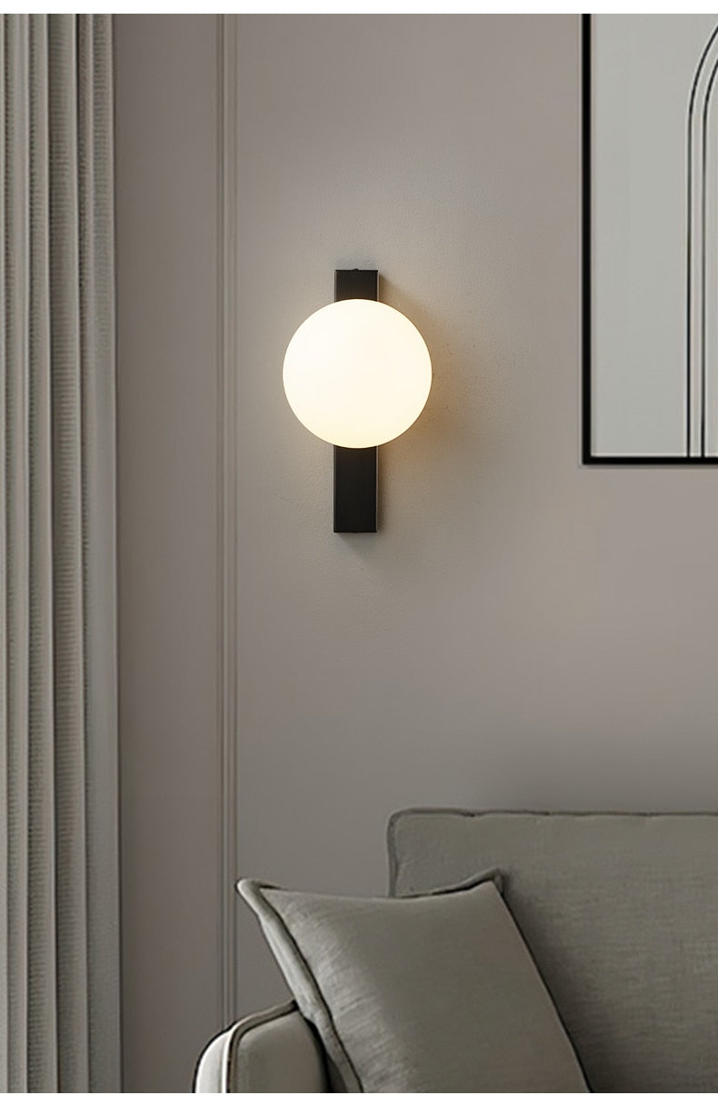 TML Darime - Simple Copper Estiluz Circ LED Wall Sconce