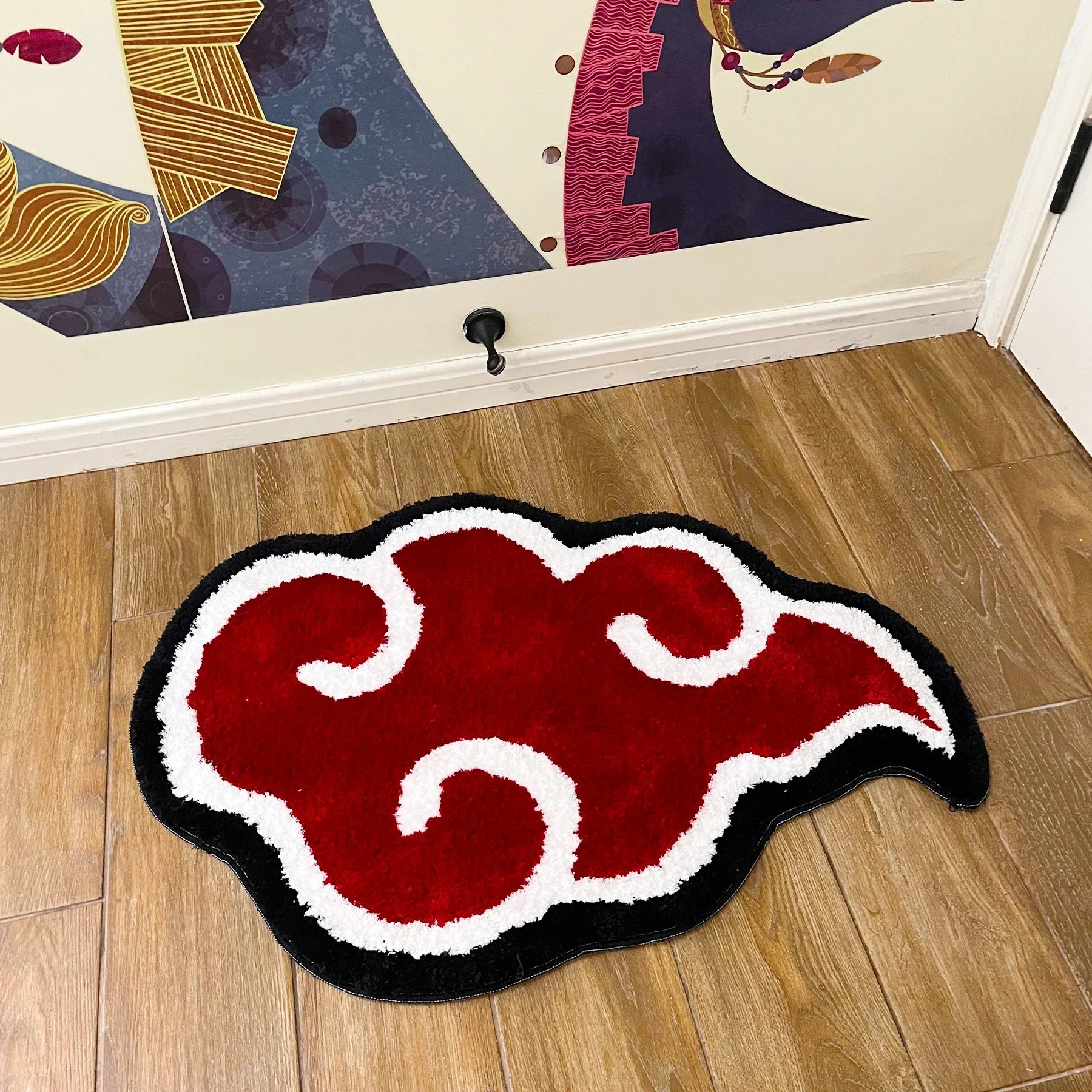 Tapis Nuage Rouge Anime