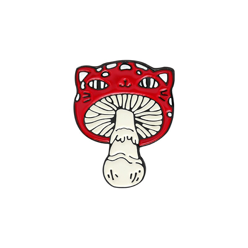 Mushroom Series Collection Enamel Pins