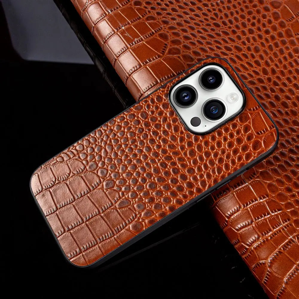 Cosmo Genuine Leather Iphone-deksel