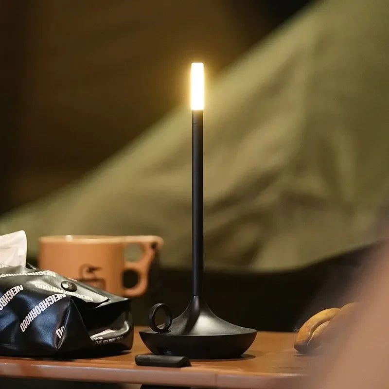 Lampe de table à bougie – Lumière d’ambiance, rechargeable