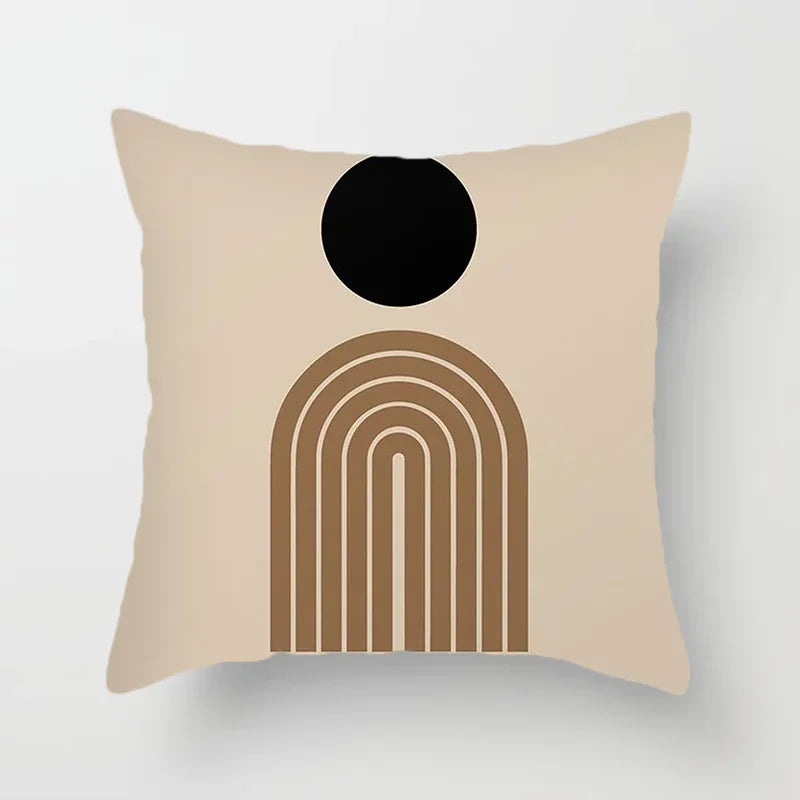 LineArt - Decorative Cushion Cover with Abstract Pattern