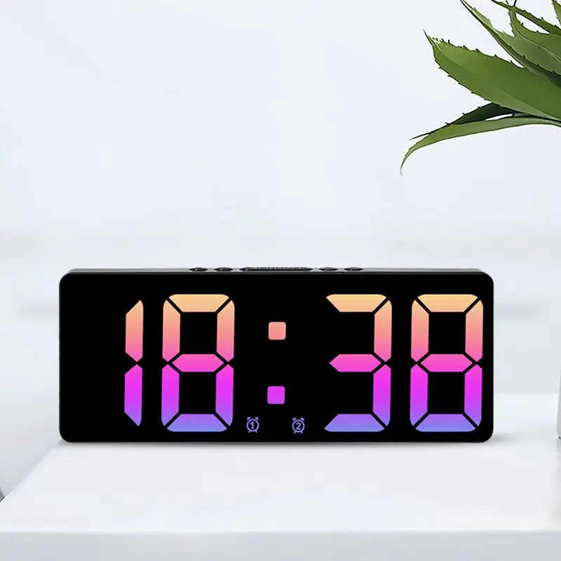 VoiceSnooze – Reloj despertador LED con control por voz y modo noche silenciosa