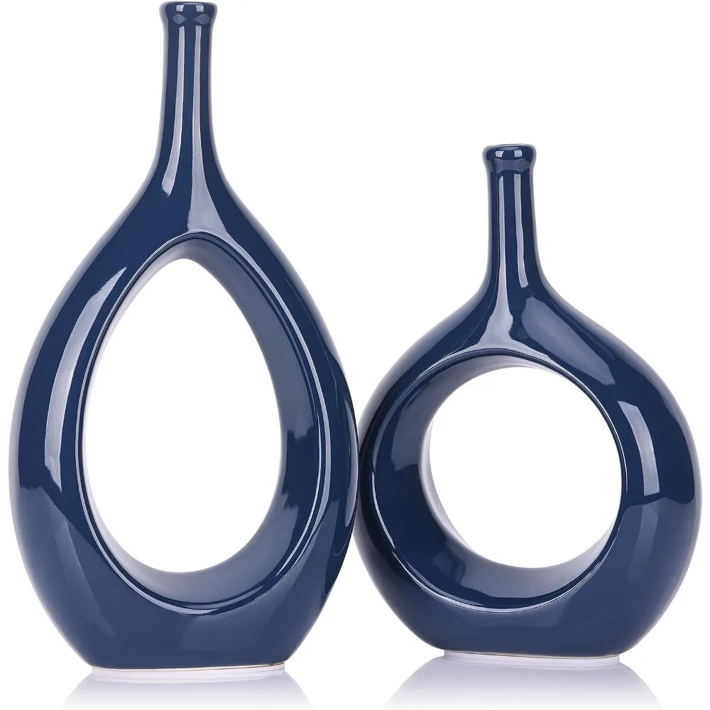 Modern Hollow Ellipse Vase