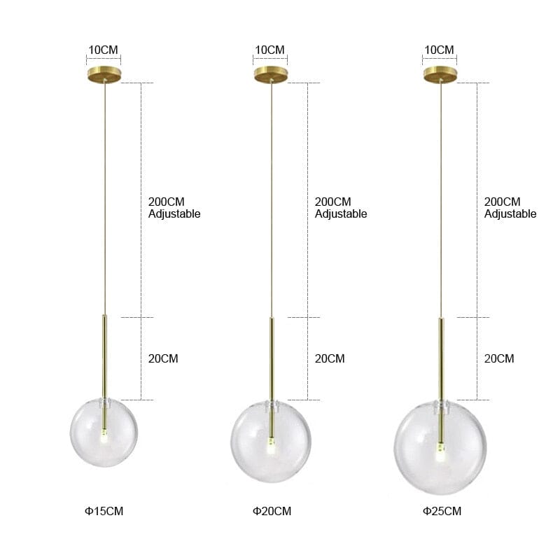 The Glass Ball Pendant lights