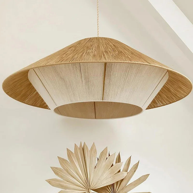 Selina Rattan Wabi Sabi Pendant Lights