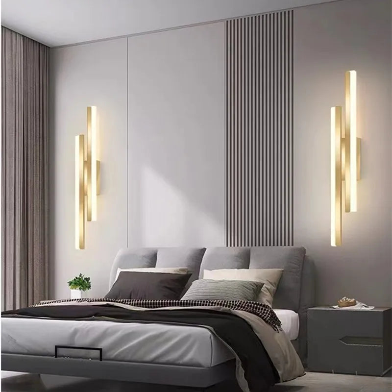 Lumină de perete LED modernă – Linie curată, design minimalist