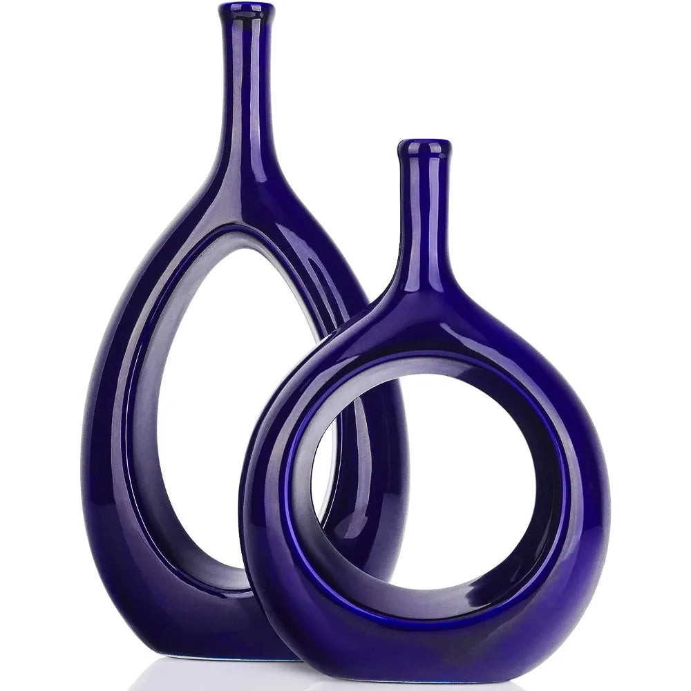 Modern Hollow Ellipse Vase