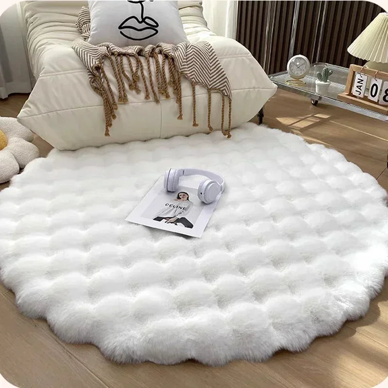 Plushy Nordic Round Rug