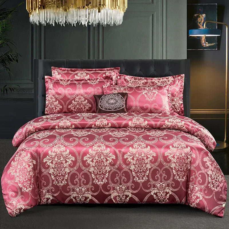 SatinPrestige - Comfortable Jacquard Duvet Cover