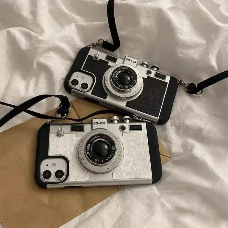 NYTT 2024 Limited Edition Old Vintage Retro Camera iPhone-deksel (Emily in paris-deksel)