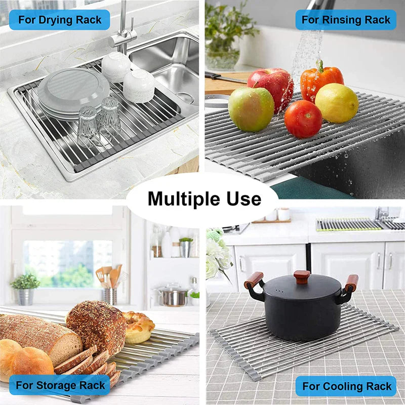 EasyRack™ seque todos os seus utensílios de cozinha facilmente