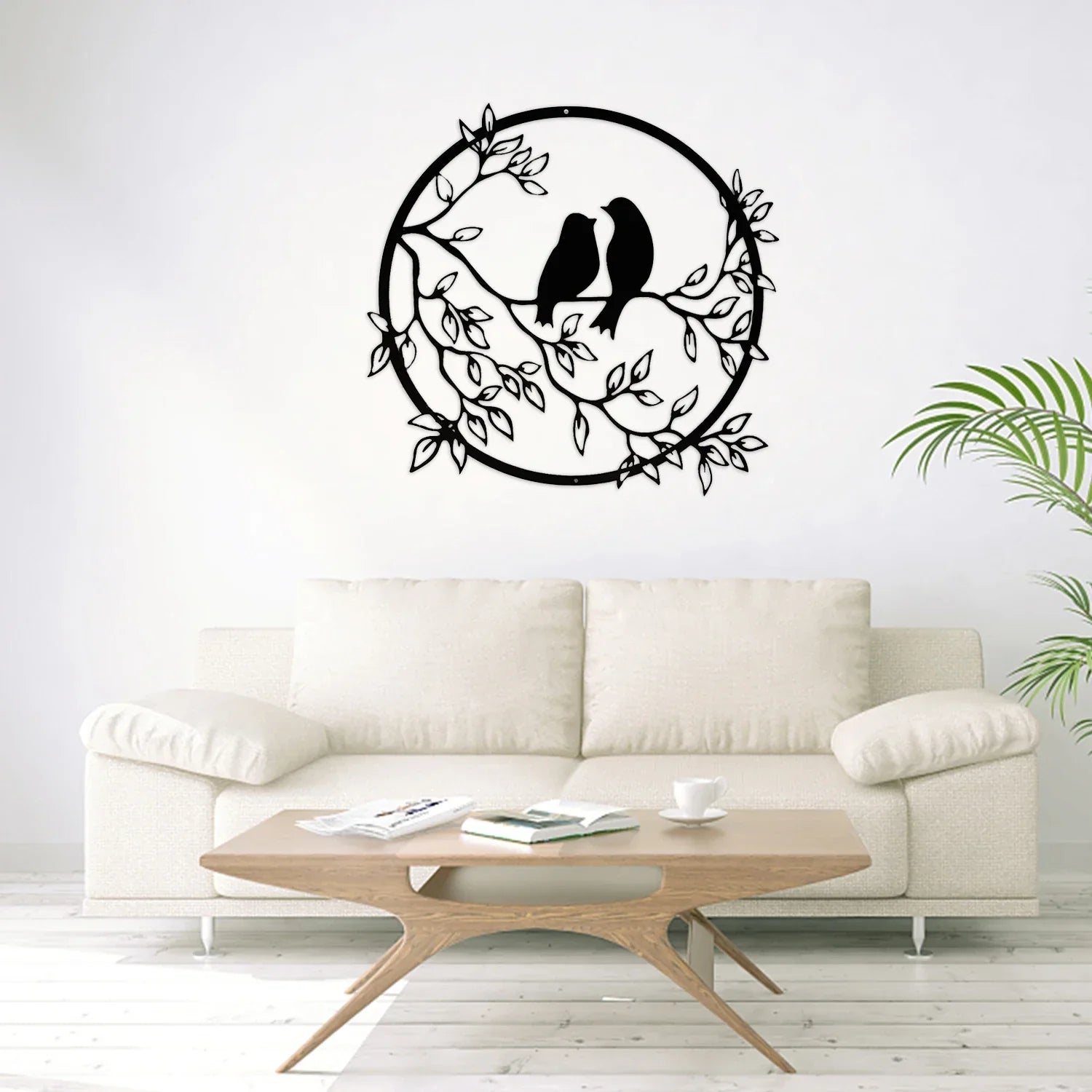 Birds On Branch Wall Art