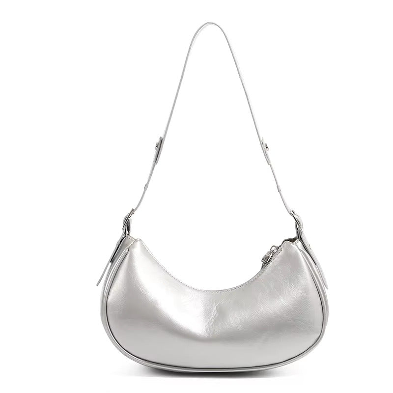 Kaida Buckle Hobo Crescent Bag