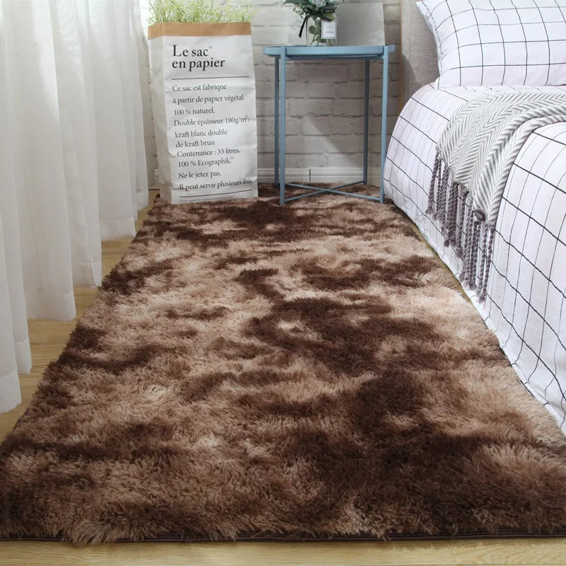 Winnie Fluffy Bedside Rug – Zacht, Antislip Groot Tapijt voor Slaapkamer & Kinderkamer