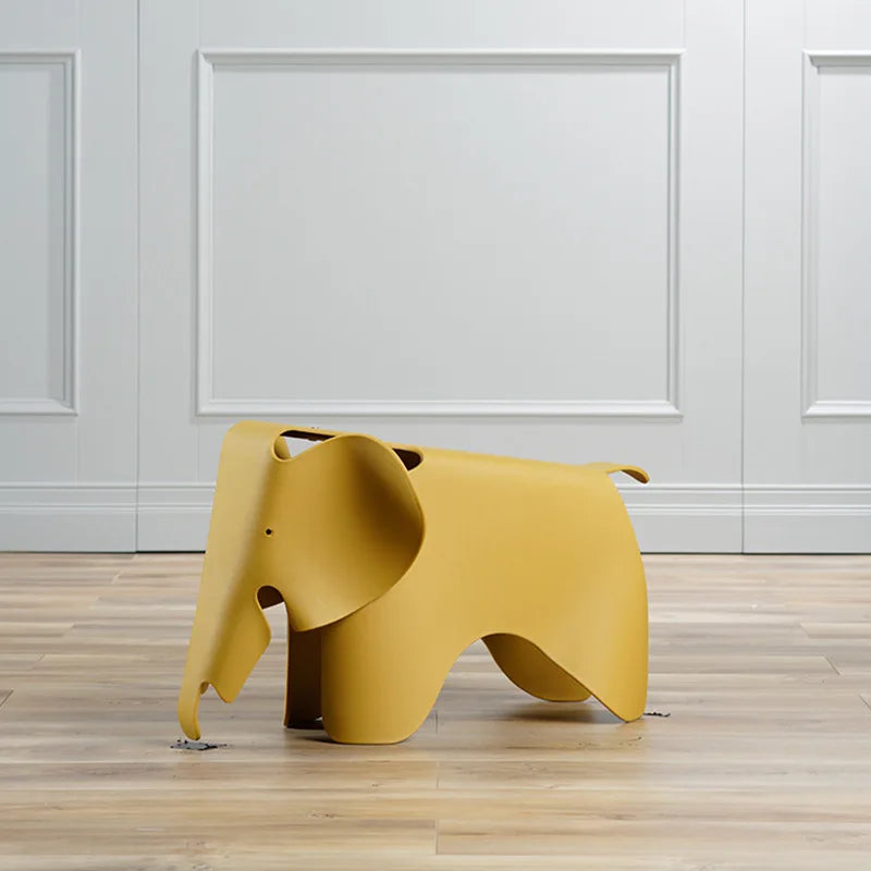 Modern Origami Elephant Stool Ottoman Decor