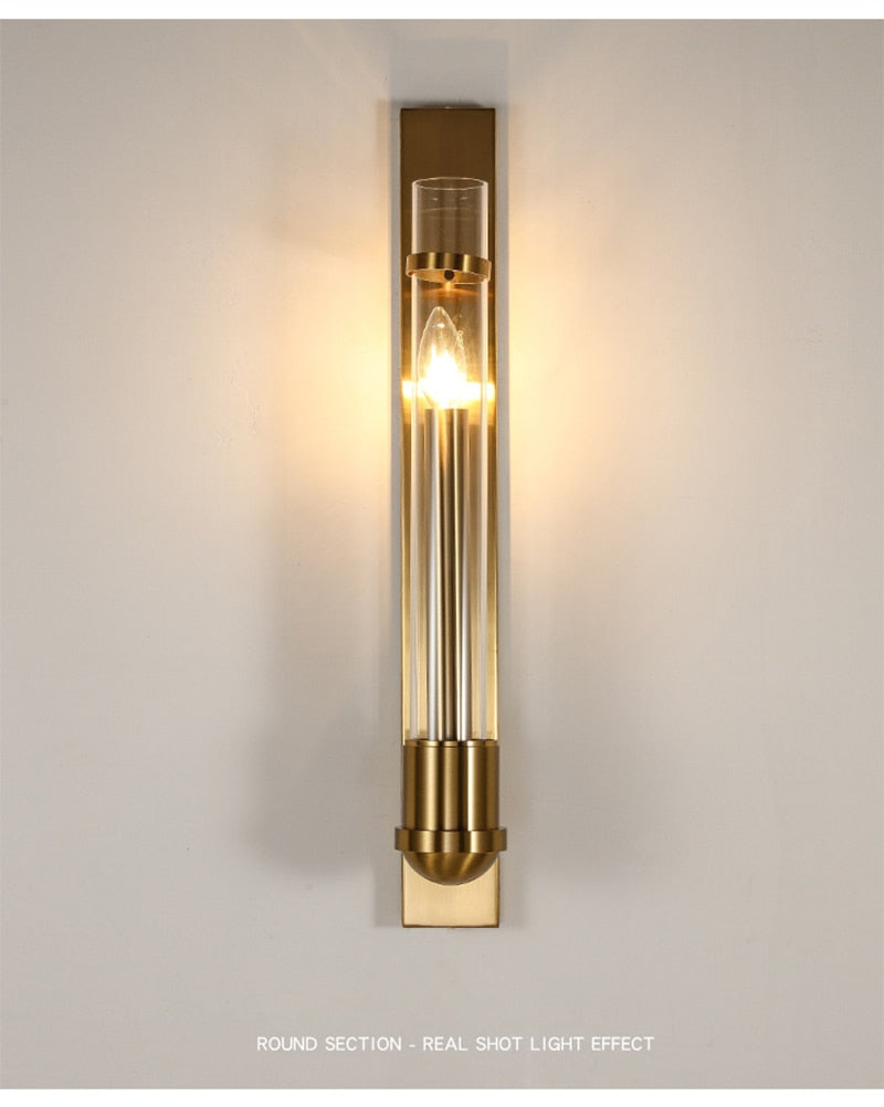 WIN Modern Led American Style Wall Lamp Luxury Golden Light