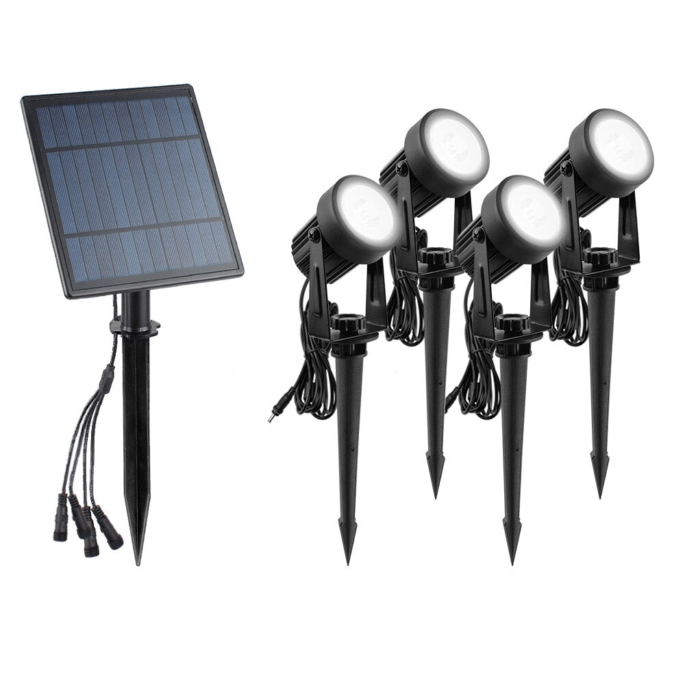 Foco solar impermeable IP65 LED con energía solar