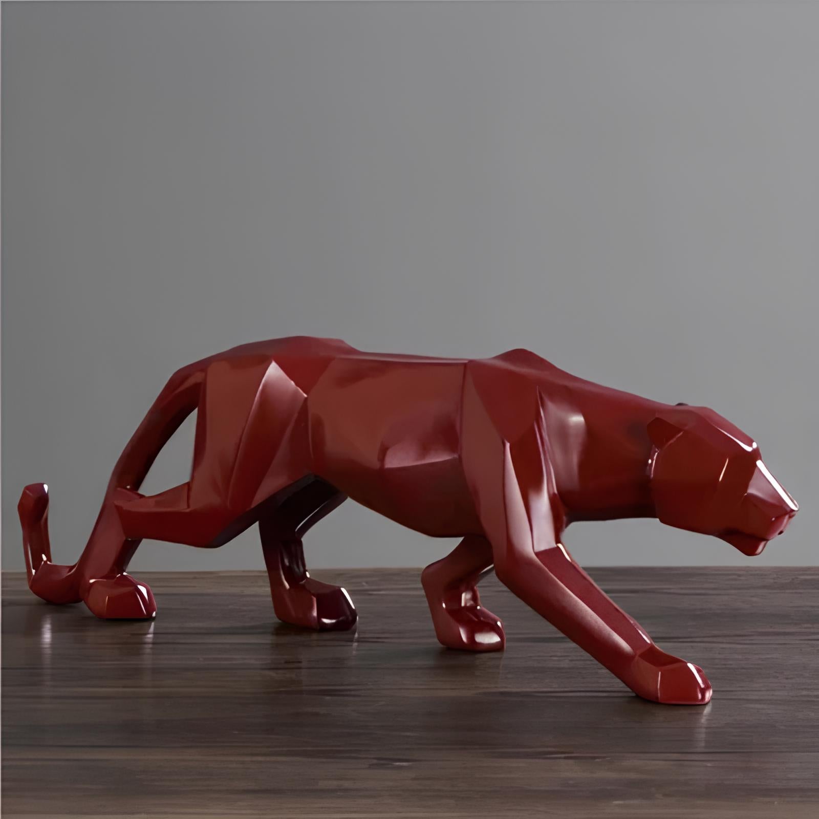 Panther Resin Sculpture Abstract Figurine