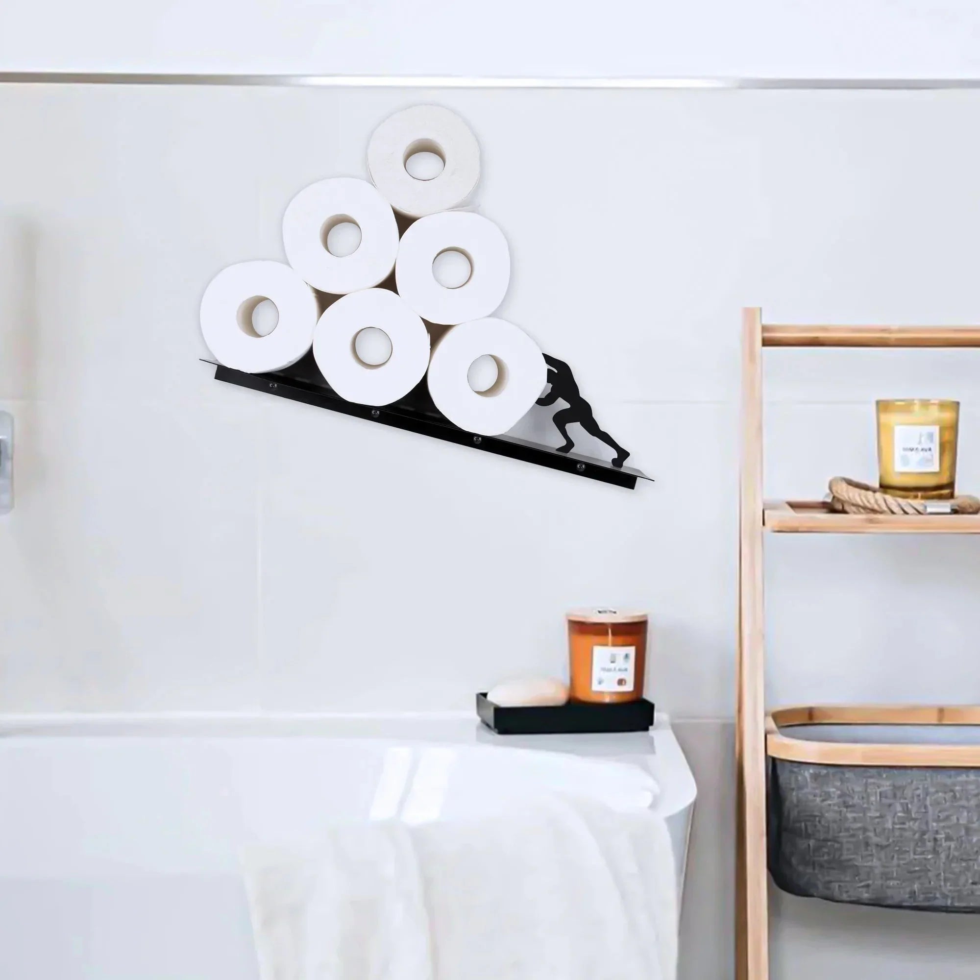 Sisyphus Bathroom Shelf for toilet paper