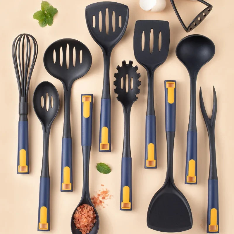 Conjunto de Utensílios de Cozinha Antiaderentes de 11 Peças Elite