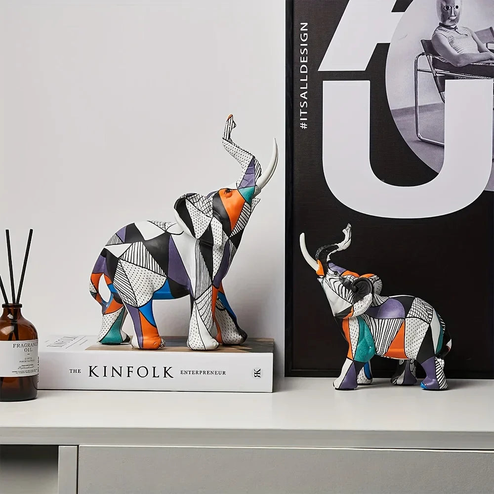 Modern Elephant Art: Nordic Decor