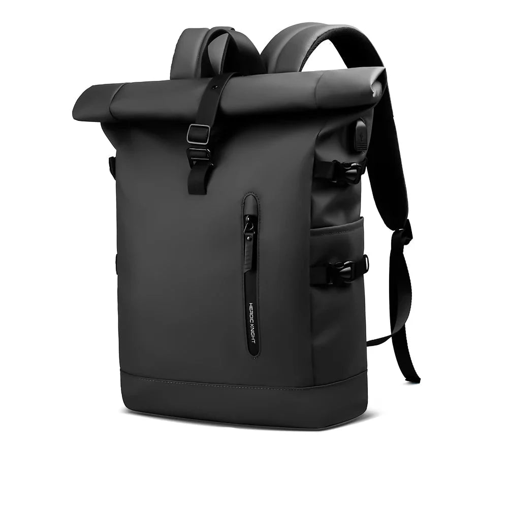 Sac à dos de voyage extensible – Sac étanche pour ordinateur portable de grande capacité avec port USB pour la randonnée, le cyclisme et une utilisation quotidienne