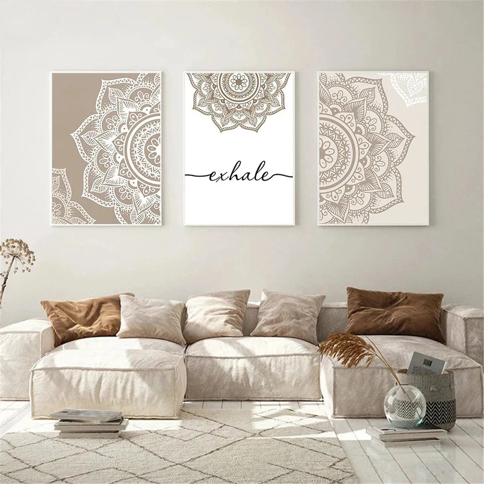 Arte del Diamante Beige Floreale