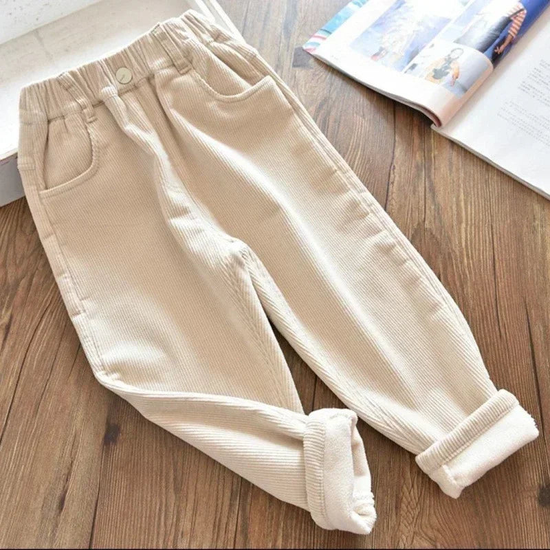 Pantalones Harem Cozy Cuddle para niños - Pantalones cómodos de algodón de invierno