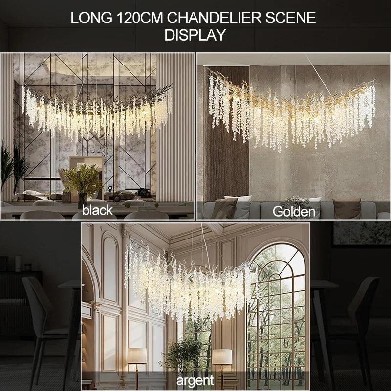 Vrimlo Branch Glass Chandelier