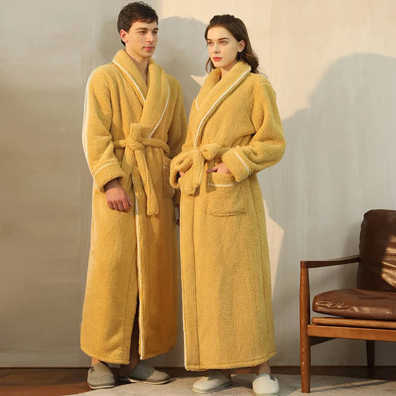 FleeceComfort – Robe de banho de flanela de inverno