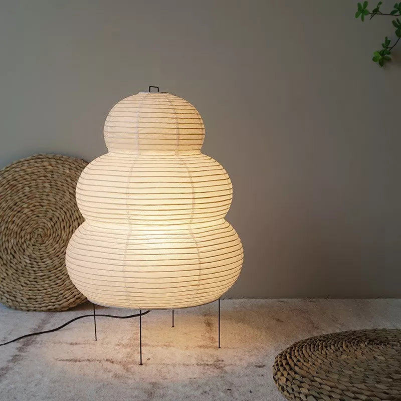 Japanese Wabi-sabi Tripod Floor Lamp